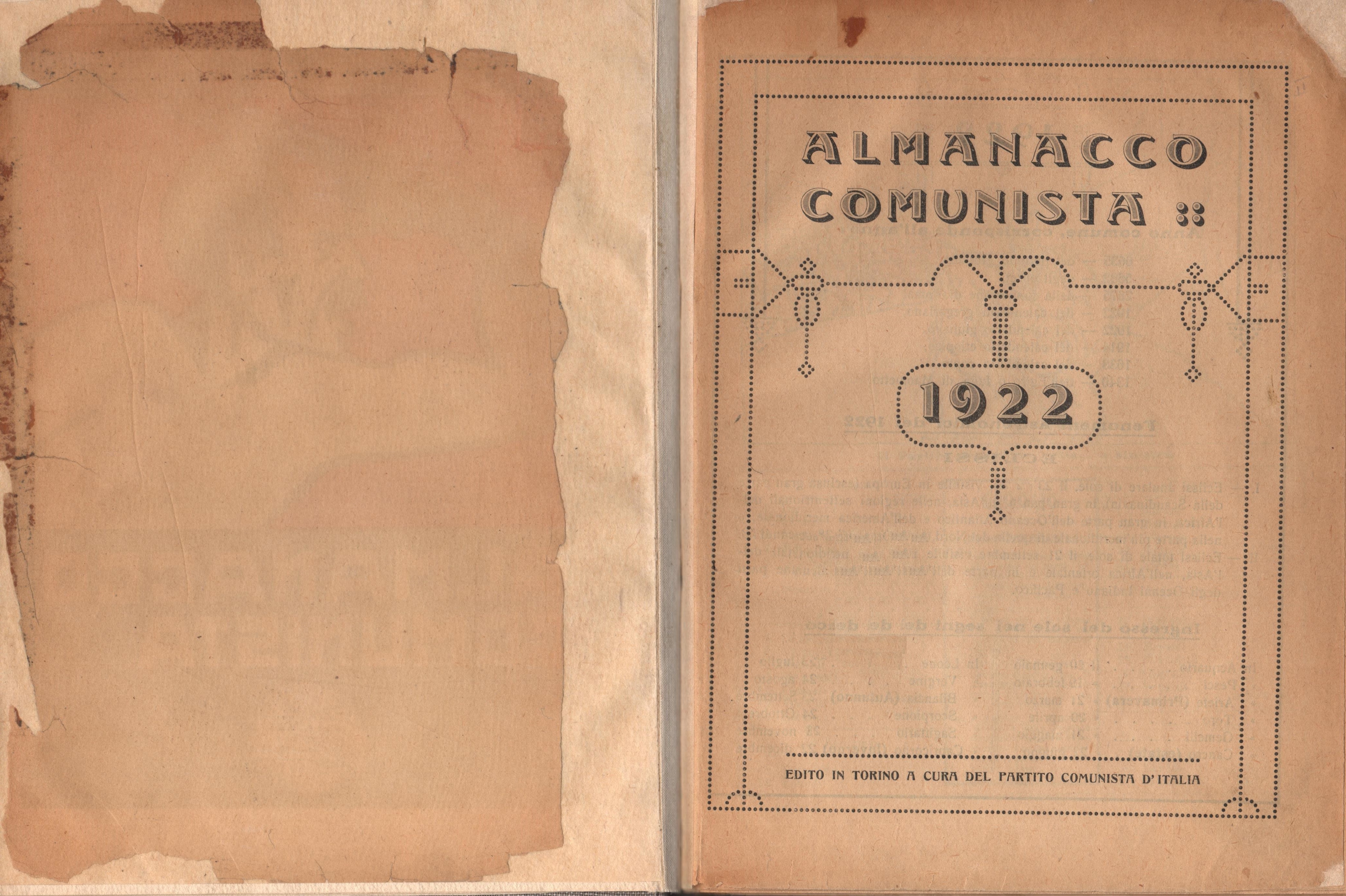 Almanacco comunista 1922 - pag. 2