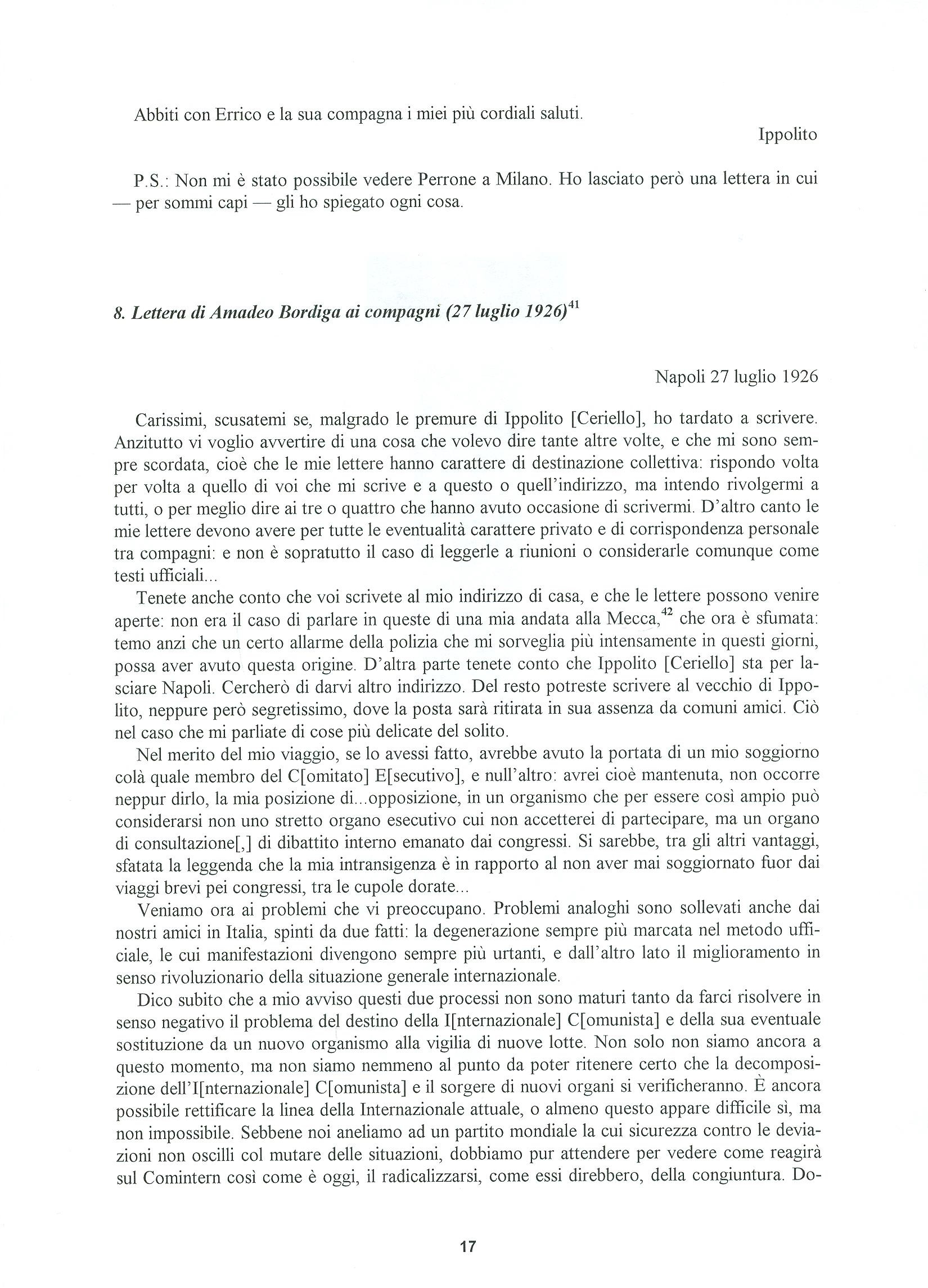 Quaderni del Centro Studi Pietro Tresso (1996-2009) n. 14 (novembre 1998) - pag. 18