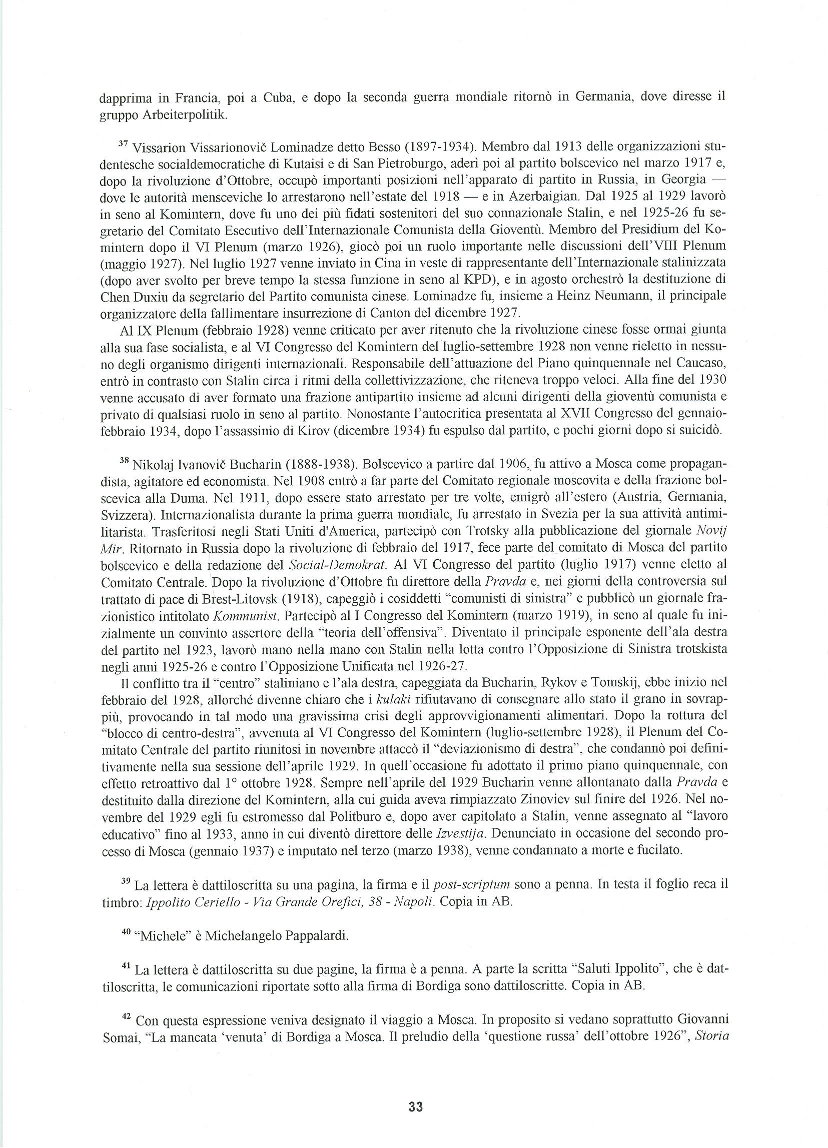 Quaderni del Centro Studi Pietro Tresso (1996-2009) n. 14 (novembre 1998) - pag. 34