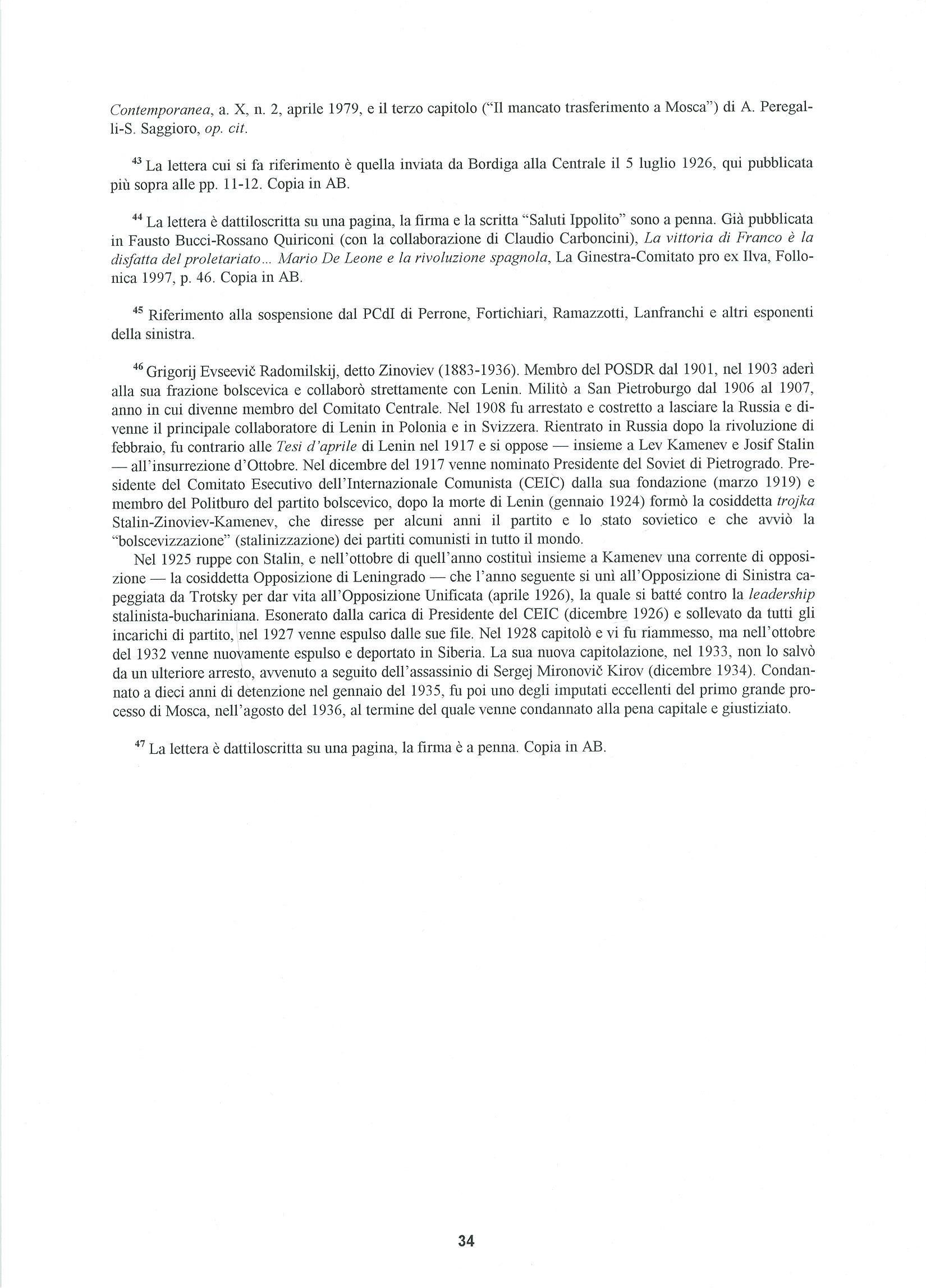 Quaderni del Centro Studi Pietro Tresso (1996-2009) n. 14 (novembre 1998) - pag. 35