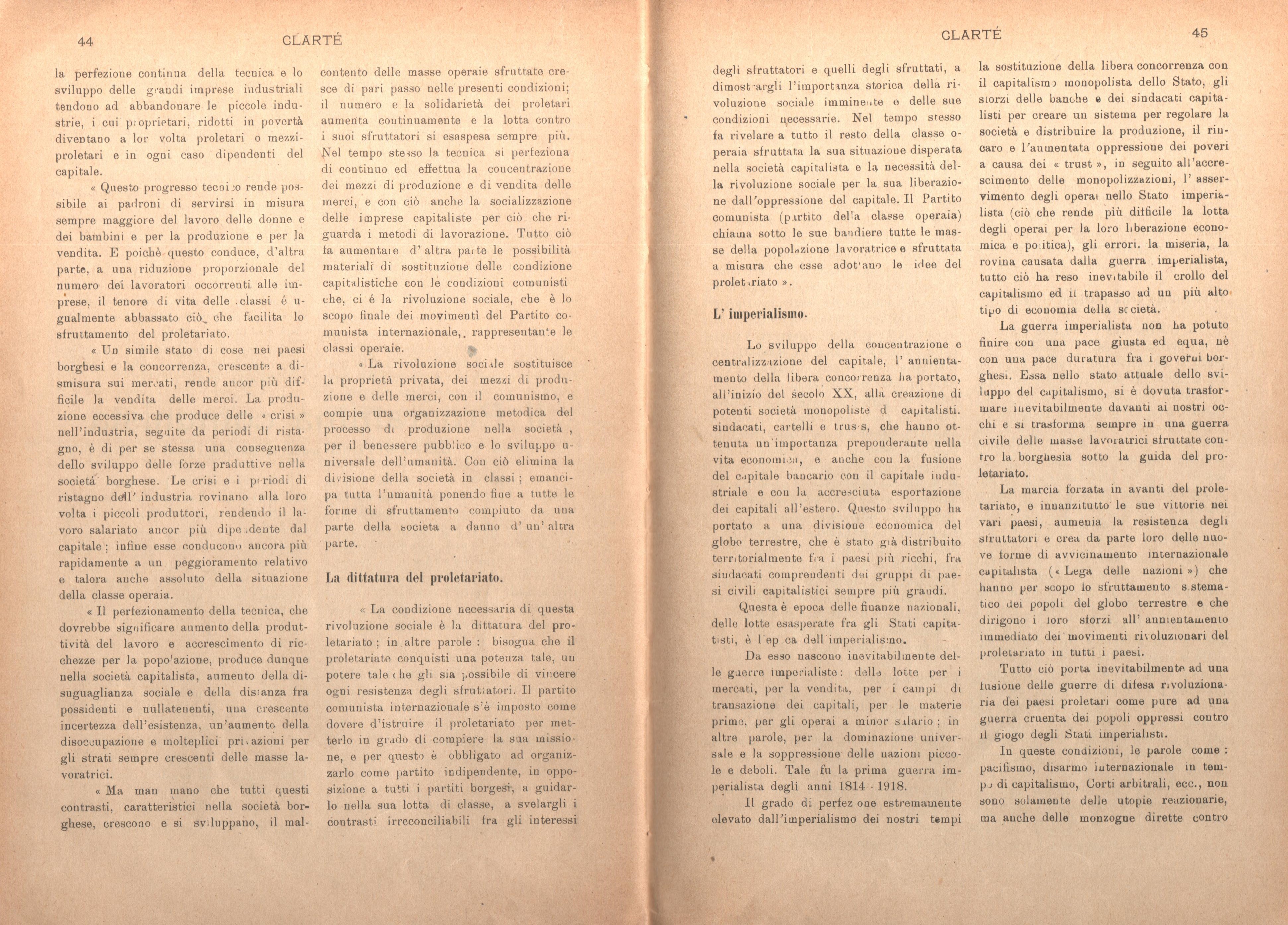 Clarté. Rivista mensile degli studenti comunisti (a. I, n. 2, Palermo, 15 giugno 1920) - pag. 12