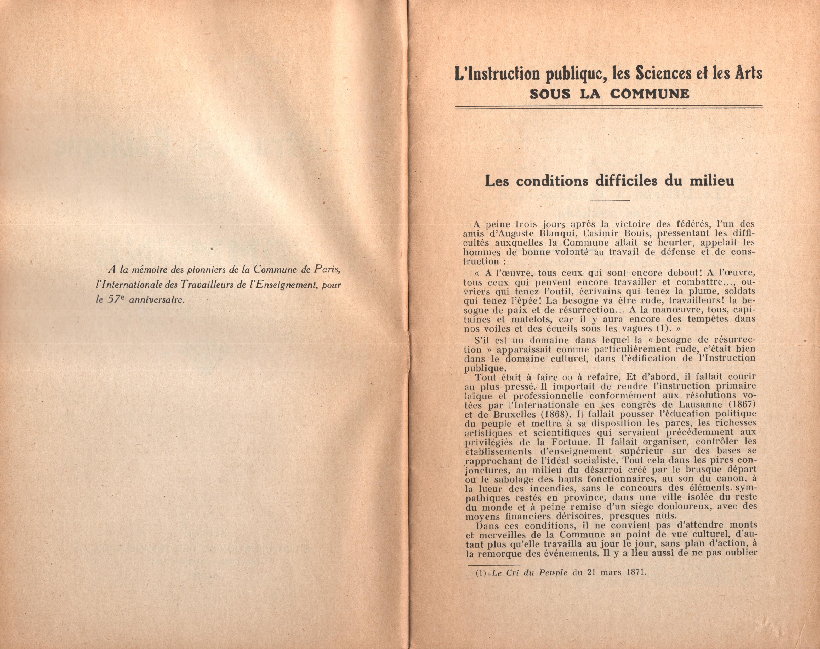 Maurice Dommanget, L'instruction publique sous la Commune - pag. 03