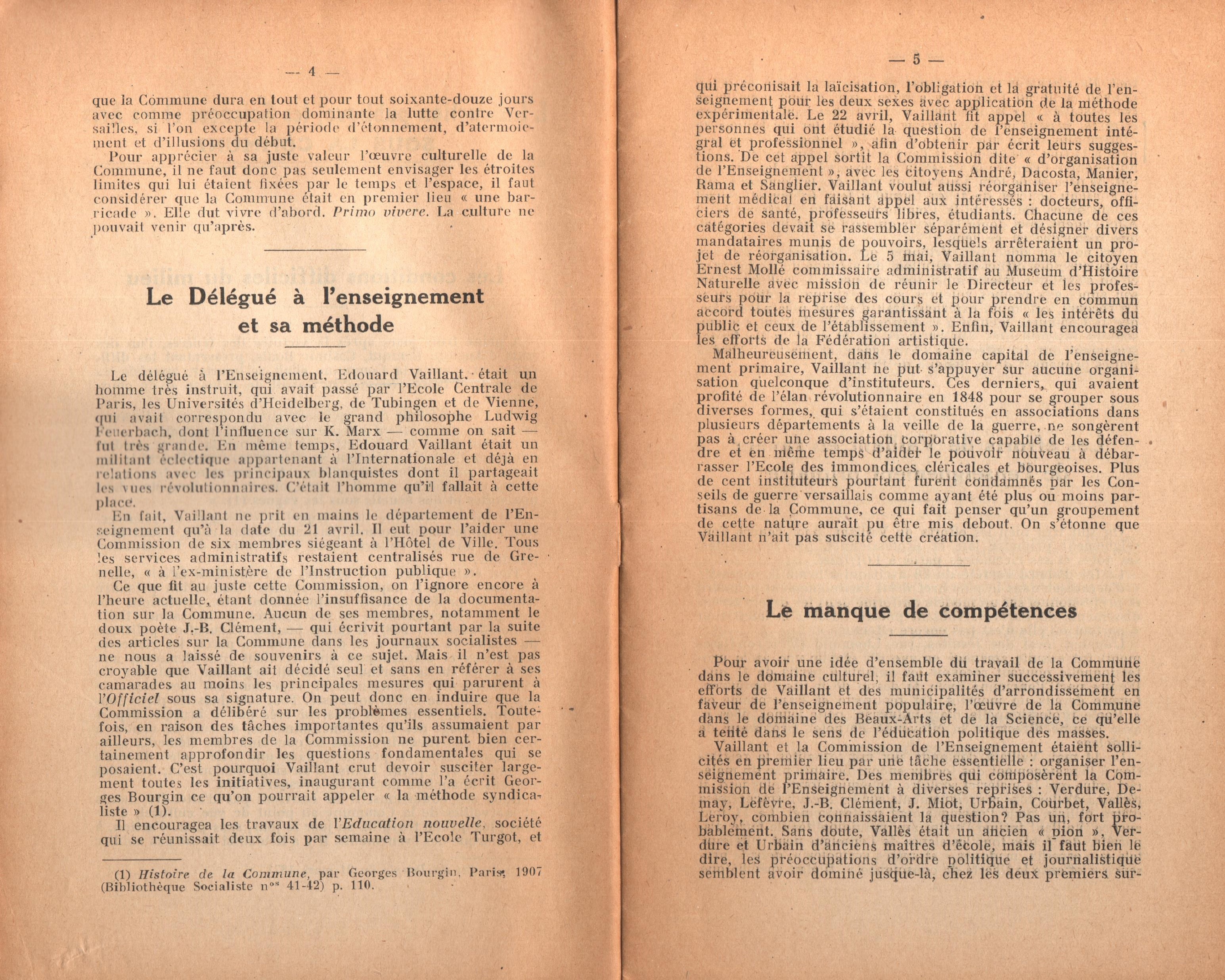 Maurice Dommanget, L'instruction publique sous la Commune - pag. 04