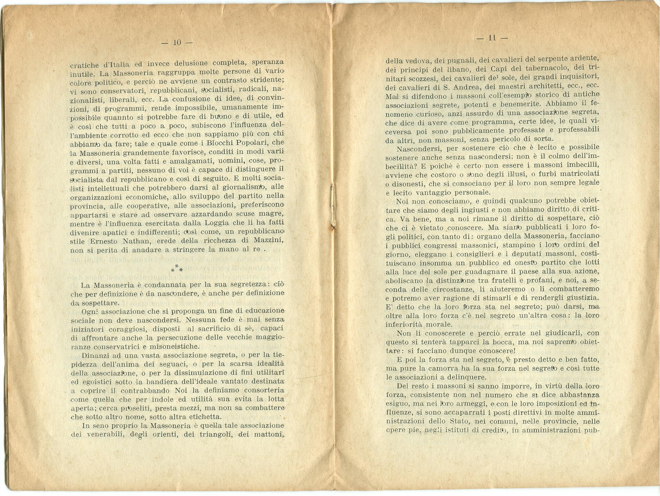 Guido Feroci, Socialismo e Massoneria (1910) - pag. 7