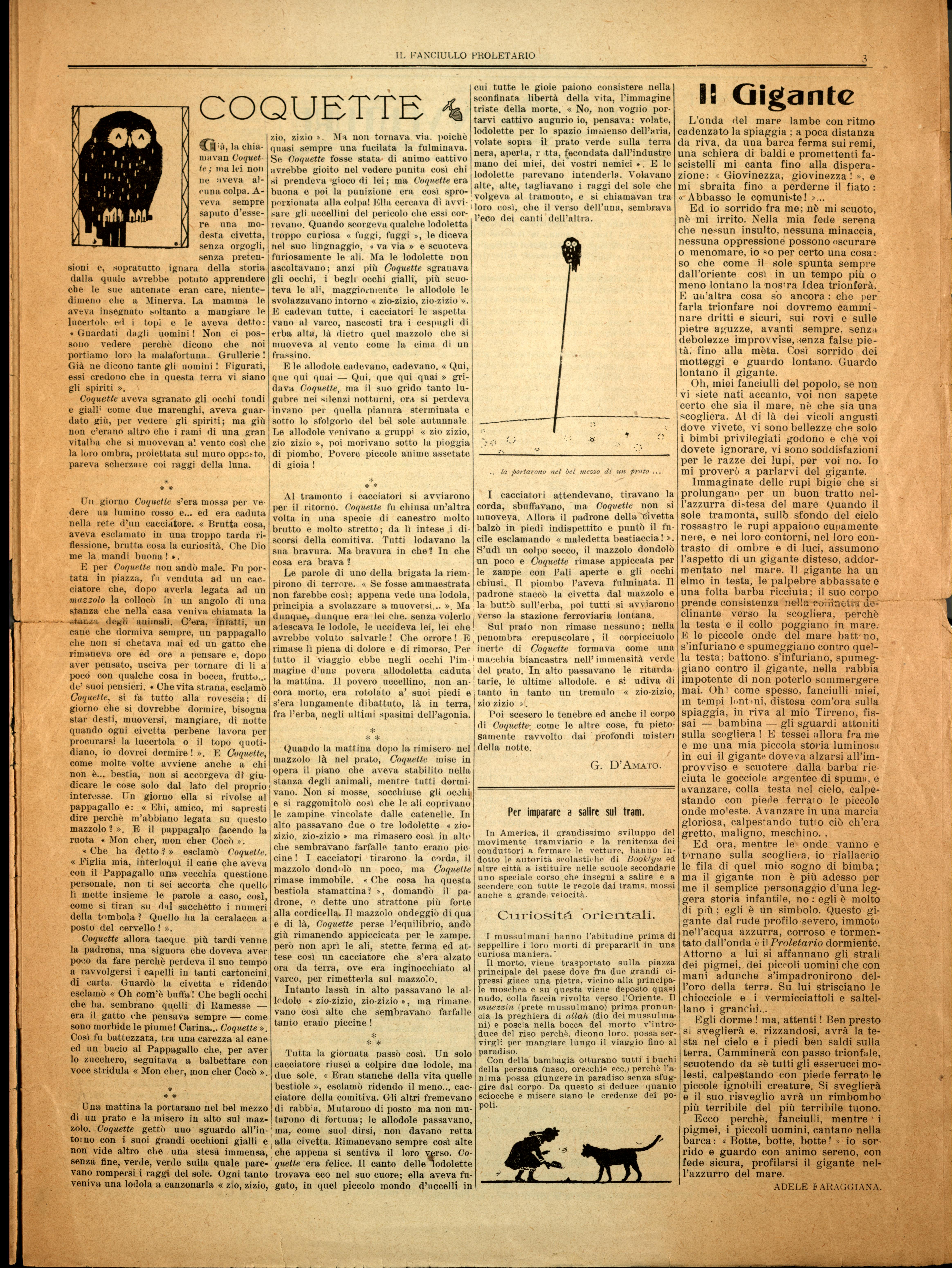 Il Fanciullo Proletario n. 1 (settembre 1922) - pag. 3
