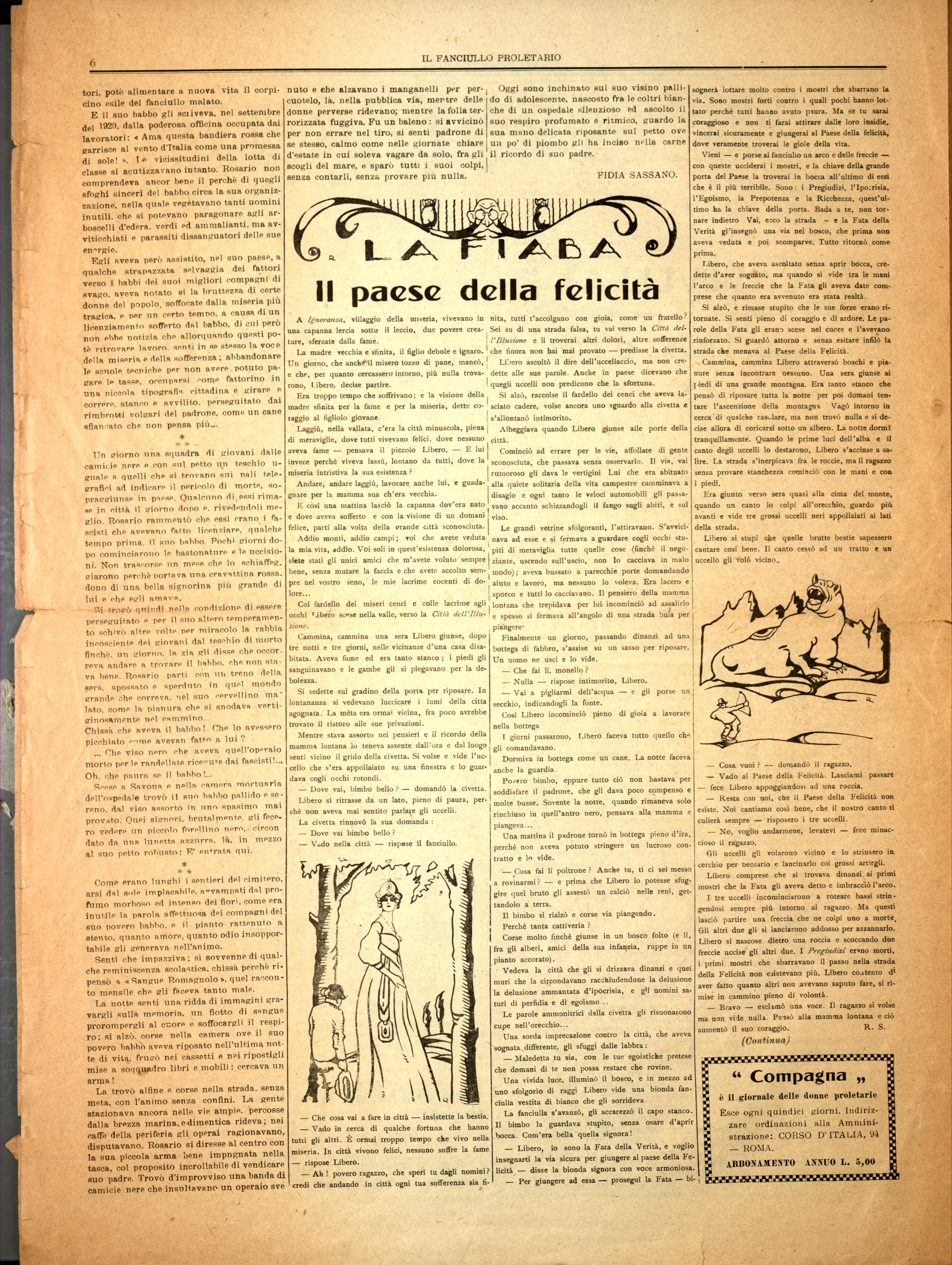 Il Fanciullo Proletario n. 1 (settembre 1922) - pag. 6