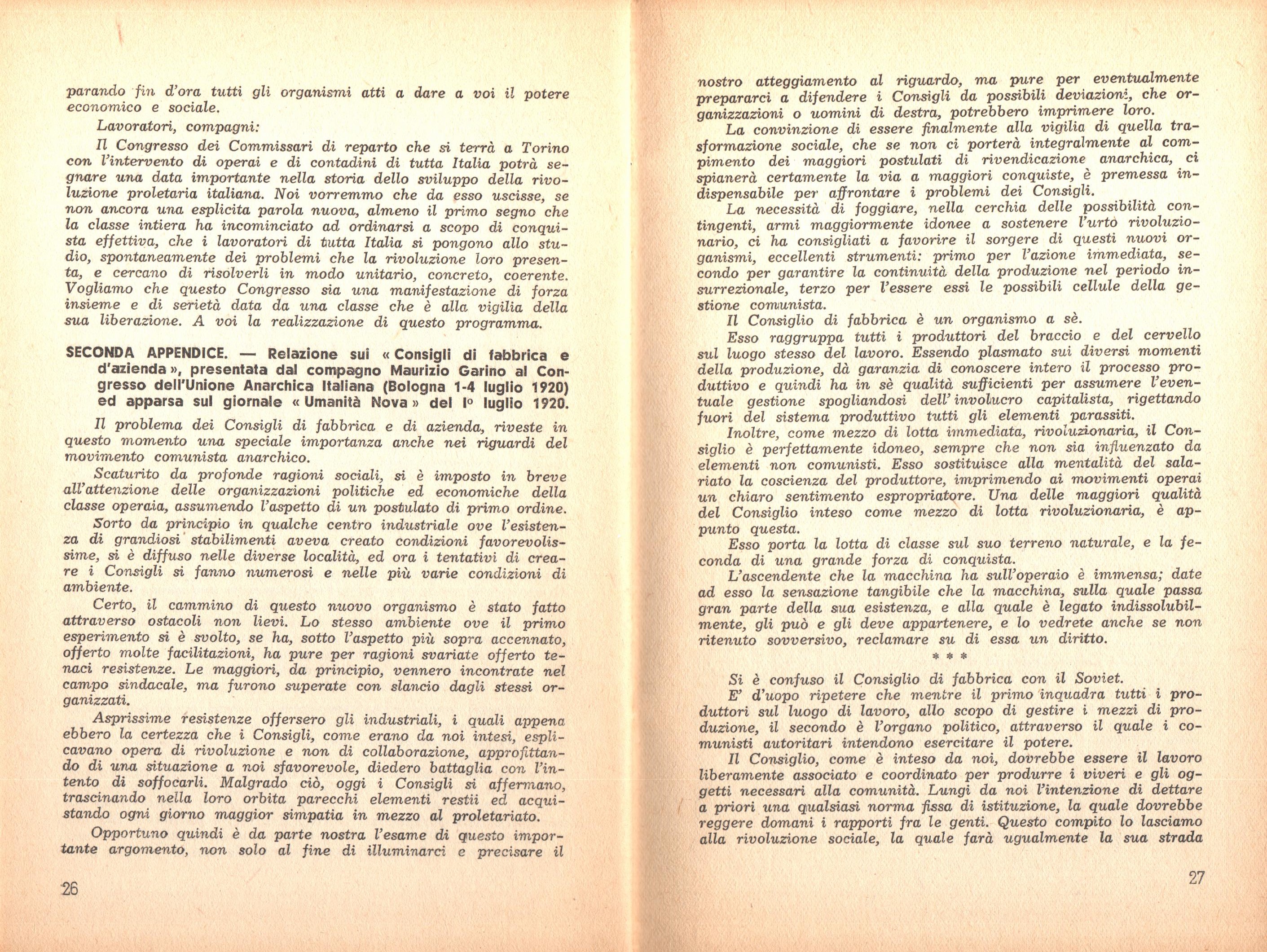 P. C. Masini, Anarchici e comunisti nel movimento dei Consigli a Torino - pag. 15