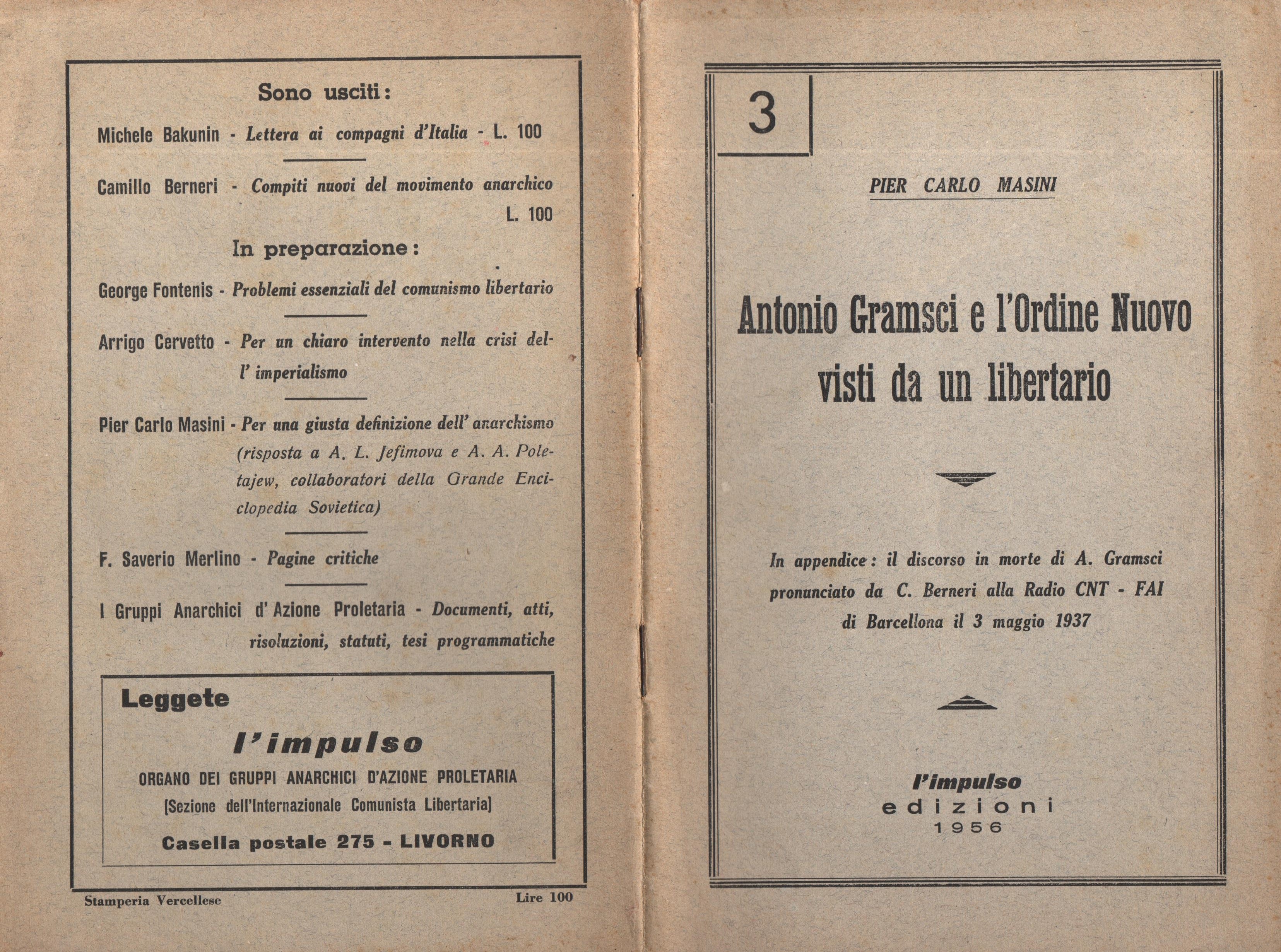 Pier Carlo Masini, Antonio Gramsci - pag. 1