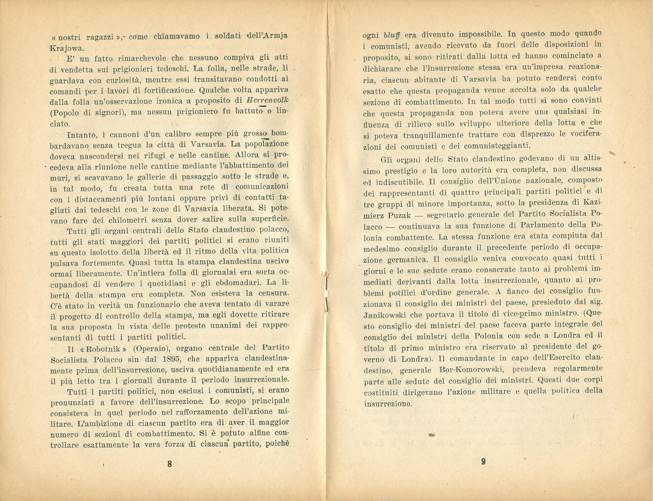 Zygmunt Zaremba, La verità sull'insurrezione di Varsavia nel 1944 (1946) - pag. 6